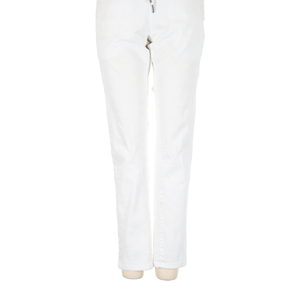 BEVY FLOG Women's Cream Straight Leg Jeans